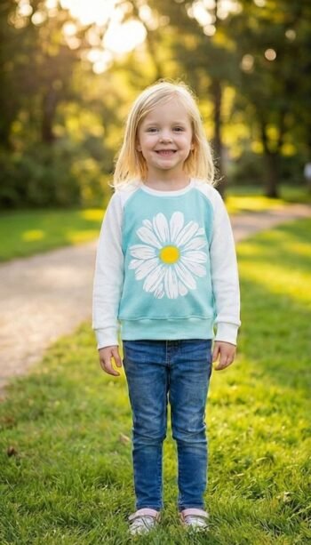 The "Cozy" Textured Raglan T-Shirt – Turquoise Aqua