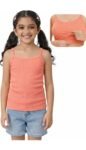 Lightly Padded Cotton Spandex Camisole for Girls