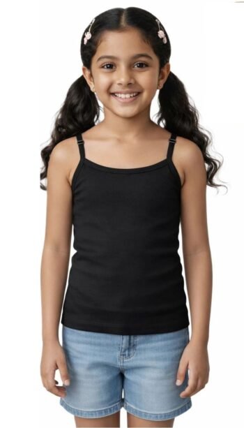 Plain Cotton Spandex Camisole for Girls